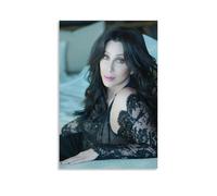 YUYUMEGDE Cher Singer Fanart Poster Decorative Painting Canvas Wall Art Living Room Poster Bedroom Painting Wall Art Picture Print Modern Family Room Decor 24 x 36 Inches (60 x 90 cm)