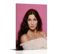 YUYUMEGDE Cher Singer Poster Decorative Painting Canvas Wall Art Living Room Poster Bedroom Painting Wall Art Picture Print Modern Family Room Decor 20 x 30 Inches (50 x 75 cm)