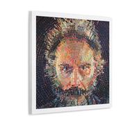YUYUMEGDE Chuck Close - Mosaics Poster Decorative Painting Canvas Wall Posters And Art Picture Print Modern Family Bedroom Decor Posters 12x12inch(30x30cm)