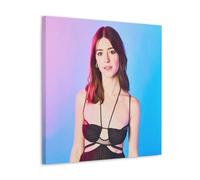 YUYUMEGDE Daisy Edgar Jones Fan Art Poster Decorative Painting Canvas Wall Posters And Art Picture Print Modern Family Bedroom Decor Posters 16x16inch(40x40cm)