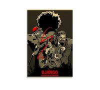 YUYUMEGDE Django-unchained-western-movie Poster Decorative Painting Canvas Wall Posters And Art Picture Print Modern Family Bedroom Decor Posters 24x36inch(60x90cm)