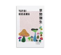 YUYUMEGDE Flower Art Yayoi Kusama Poster Decorative Painting Canvas Wall Posters And Art Picture Print Modern Family Bedroom Decor Posters 20x30inch(50x75cm)