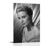 YUYUMEGDE Grace Kelly Poster Decorative Painting Canvas Wall Art Living Room Poster Bedroom Painting Wall Art Picture Print Modern Family Room Decor 20 x 30 Inches (50 x 75 cm)