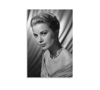 YUYUMEGDE Grace Kelly Poster Decorative Painting Canvas Wall Art Living Room Poster Bedroom Painting Wall Art Picture Print Modern Family Room Decor 24 x 36 Inches (60 x 90 cm)