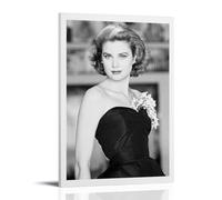 YUYUMEGDE Grace Kelly Poster Decorative Painting Canvas Wall Posters And Art Picture Print Modern Family Bedroom Decor Posters 24x36inch(60x90cm)