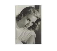 YUYUMEGDE Grace Kelly Vintage Poster Decorative Painting Canvas Wall Art Living Room Poster Bedroom Painting Wall Art Picture Print Modern Family Room Decor 12 x 18 Inches (30 x 45 cm)