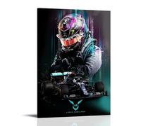 YUYUMEGDE Lewis Hamilton Fanart Poster Decorative Painting Canvas Wall Posters And Art Picture Print Modern Family Bedroom Decor Posters 24x36inch(60x90cm)