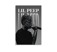 YUYUMEGDE Lil Peep Rapper Classic Poster Decorative Painting Canvas Wall Posters And Art Picture Print Modern Family Bedroom Decor Posters 08x12inch(20x30cm)