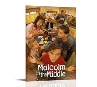 YUYUMEGDE Malcolm in The Middle Television Sitcom Funny Poster Decorative Painting Canvas Wall Posters And Art Picture Print Modern Family Bedroom Decor Posters 12x18inch(30x45cm)