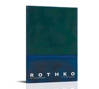 YUYUMEGDE Mark Rothko Dark Green And Blue Poster Decorative Painting Canvas Wall Posters And Art Picture Print Modern Family Bedroom Decor Posters 08x12inch(20x30cm)
