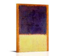 YUYUMEGDE Mark Rothko Red Orange Tan And Purple Poster Decorative Painting Canvas Wall Posters And Art Picture Print Modern Family Bedroom Decor Posters 12x18inch(30x45cm)