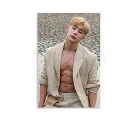 YUYUMEGDE Monsta X Group WONHO Poster Decorative Painting Canvas Wall Posters And Art Picture Print Modern Family Bedroom Decor Posters 20x30inch(50x75cm)