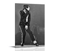 YUYUMEGDE Moon Walk King of Pop Michael Jackson Poster Decorative Painting Canvas Wall Posters And Art Picture Print Modern Family Bedroom Decor Posters 20x30inch(50x75cm)