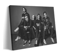 YUYUMEGDE Neighbourhood Black White Poster Decorative Painting Canvas Wall Posters And Art Picture Print Modern Family Bedroom Decor Posters 12x18inch(30x45cm)