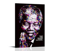 YUYUMEGDE NELSON MANDELA QUOTE SALUTE Poster Decorative Painting Canvas Wall Posters And Art Picture Print Modern Family Bedroom Decor Posters 12x18inch(30x45cm)