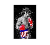 YUYUMEGDE Rocky Balboa Color Art Poster Decorative Painting Canvas Wall Posters And Art Picture Print Modern Family Bedroom Decor Posters 20x30inch(50x75cm)
