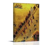 YUYUMEGDE Saint Catherine's Monastery - The Ladder Of Divine Ascent Poster Decorative Painting Canvas Wall Posters And Art Picture Print Modern Family Bedroom Decor Posters 08x12inch(20x30cm)