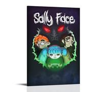 YUYUMEGDE Sally Face Anime Fan Art Poster Decorative Painting Canvas Wall Art Living Room Poster Bedroom Painting Wall Art Picture Print Modern Family Room Decor 08 x 12 inches (20 x 30 cm)