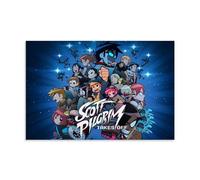 YUYUMEGDE Scott Pilgrim Vs The World Art Poster Decorative Painting Canvas Wall Art Living Room Poster Bedroom Painting Wall Art Picture Print Modern Family Room Decor 20 x 30 Inches (50 x 75 cm)