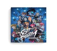 YUYUMEGDE Scott Pilgrim Vs The World Cartoon Poster Decorative Painting Canvas Wall Art Living Room Poster Bedroom Painting Wall Art Picture Print Modern Family Room Decor 28 x 28 Inches (70 x 70 cm)