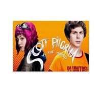 YUYUMEGDE Scott Pilgrim Vs. The World Cast Poster Decorative Painting Canvas Wall Posters And Art Picture Print Modern Family Bedroom Decor Posters 16x24inch(40x60cm)