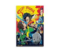 YUYUMEGDE Scott Pilgrim Vs The World Fanart Poster Decorative Painting Canvas Wall Art Living Room Poster Bedroom Painting Wall Art Picture Print Modern Family Room Decor 20 x 30 Inches (50 x 75 cm)