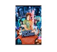 YUYUMEGDE Scott Pilgrim Vs. The World Movie Fan Art Poster Decorative Painting Canvas Wall Posters And Art Picture Print Modern Family Bedroom Decor Posters 16x24inch(40x60cm)
