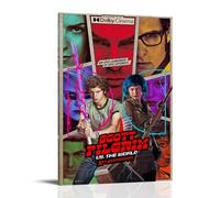 YUYUMEGDE Scott Pilgrim Vs. The World Movie Vintage Poster Decorative Painting Canvas Wall Posters And Art Picture Print Modern Family Bedroom Decor Posters 20x30inch(50x75cm)