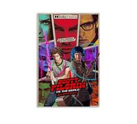 YUYUMEGDE Scott Pilgrim Vs. The World Movie Vintage Poster Decorative Painting Canvas Wall Posters And Art Picture Print Modern Family Bedroom Decor Posters 24x36inch(60x90cm)