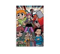 YUYUMEGDE Scott Pilgrim Vs The World Poster Decorative Painting Canvas Wall Art Living Room Poster Bedroom Painting Wall Art Picture Print Modern Family Room Decor 16 x 24 Inches (40 x 60 cm)