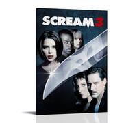 YUYUMEGDE Scream 3 The Movie Poster Decorative Painting Canvas Wall Posters And Art Picture Print Modern Family Bedroom Decor Posters 12x18inch(30x45cm)