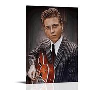 YUYUMEGDE Singer Eddie Cochran Poster Decorative Painting Canvas Wall Posters And Art Picture Print Modern Family Bedroom Decor Posters 16x24inch(40x60cm)