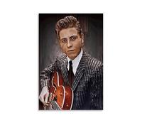 YUYUMEGDE Singer Eddie Cochran Poster Decorative Painting Canvas Wall Posters And Art Picture Print Modern Family Bedroom Decor Posters 16x24inch(40x60cm)