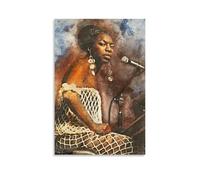 YUYUMEGDE Singer Nina_Simone Poster Decorative Painting Canvas Wall Posters And Art Picture Print Modern Family Bedroom Decor Posters 08x12inch(20x30cm)