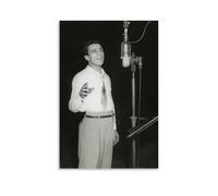 YUYUMEGDE Singer Perry Como Poster Decorative Painting Canvas Wall Posters And Art Picture Print Modern Family Bedroom Decor Posters 08x12inch(20x30cm)