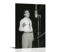 YUYUMEGDE Singer Perry Como Poster Decorative Painting Canvas Wall Posters And Art Picture Print Modern Family Bedroom Decor Posters 12x18inch(30x45cm)