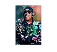 YUYUMEGDE Stevie Wonder Art Poster Decorative Painting Canvas Wall Posters And Art Picture Print Modern Family Bedroom Decor Posters 16x24inch(40x60cm)