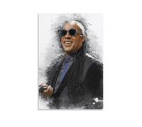 YUYUMEGDE Stevie Wonder Poster Decorative Painting Canvas Wall Posters And Art Picture Print Modern Family Bedroom Decor Posters 24x36inch(60x90cm)