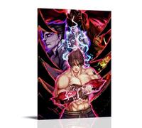 YUYUMEGDE Tekken Jin Kazama Anime Poster Decorative Painting Canvas Wall Posters And Art Picture Print Modern Family Bedroom Decor Posters 20x30inch(50x75cm)