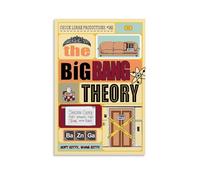 YUYUMEGDE The Big Bang Theory Art Poster Decorative Painting Canvas Wall Posters And Art Picture Print Modern Family Bedroom Decor Posters 12x18inch(30x45cm)