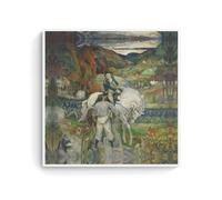 YUYUMEGDE The Bloody Angle Painting Newell Convers Wyeth Poster Decorative Painting Canvas Wall Posters And Art Picture Print Modern Family Bedroom Decor Posters 12x12inch(30x30cm)