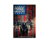 YUYUMEGDE The Purge Anarchy Movie Poster Decorative Painting Canvas Wall Posters And Art Picture Print Modern Family Bedroom Decor Posters 24x36inch(60x90cm)