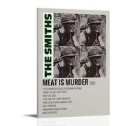 YUYUMEGDE The Smiths Meat Is Murder Poster Decorative Painting Canvas Wall Posters And Art Picture Print Modern Family Bedroom Decor Posters 24x36inch(60x90cm)