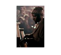 YUYUMEGDE Thelonious Monk Poster Decorative Painting Canvas Wall Posters And Art Picture Print Modern Family Bedroom Decor Posters 12x18inch(30x45cm)