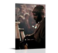 YUYUMEGDE Thelonious Monk Poster Decorative Painting Canvas Wall Posters And Art Picture Print Modern Family Bedroom Decor Posters 08x12inch(20x30cm)