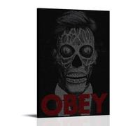YUYUMEGDE They Live. Obey Poster Decorative Painting Canvas Wall Posters And Art Picture Print Modern Family Bedroom Decor Posters 08x12inch(20x30cm)