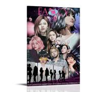 YUYUMEGDE TWICE Kpop Girl Group Poster Decorative Painting Canvas Wall Posters And Art Picture Print Modern Family Bedroom Decor Posters 24x36inch(60x90cm)