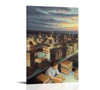 YUYUMEGDE Work By Rob Gonsalves,Surrealism Poster Decorative Painting Canvas Wall Posters And Art Picture Print Modern Family Bedroom Decor Posters 16x24inch(40x60cm)