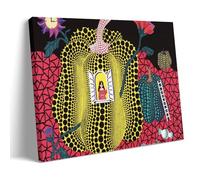 YUYUMEGDE Yayoi Kusama Hello Poster Decorative Painting Canvas Wall Posters And Art Picture Print Modern Family Bedroom Decor Posters 24x36inch(60x90cm)