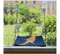 YUYUSO Reptile Window Hammock Bearded Dragon Hammock Swing Hanging Bed Reptile Sunbathe Hammock for Bearded Dragon Leopard Gecko Lizard